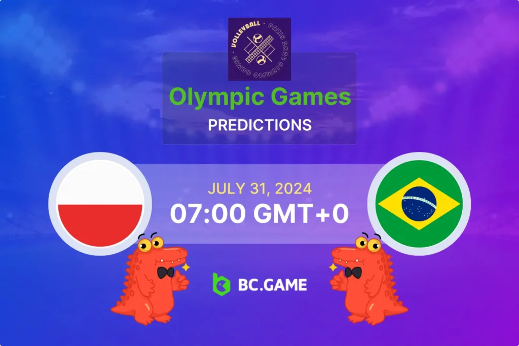 Poland vs Brazil: Expert Predictions for the Olympic Volleyball Match.