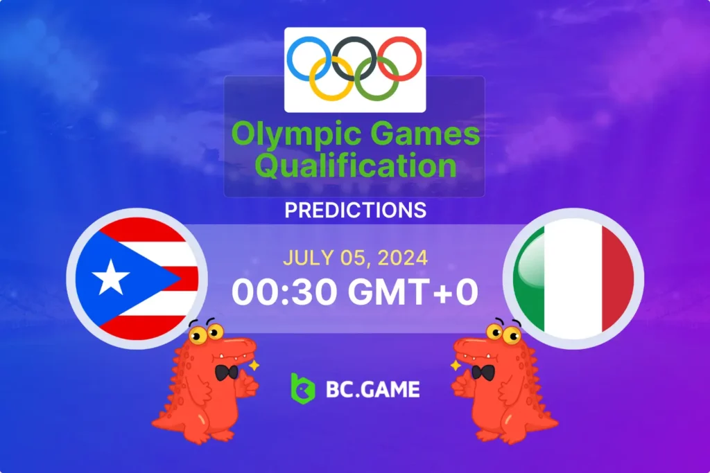 Puerto Rico vs Italy: Olympic Qualifying Betting Tips and Predictions.