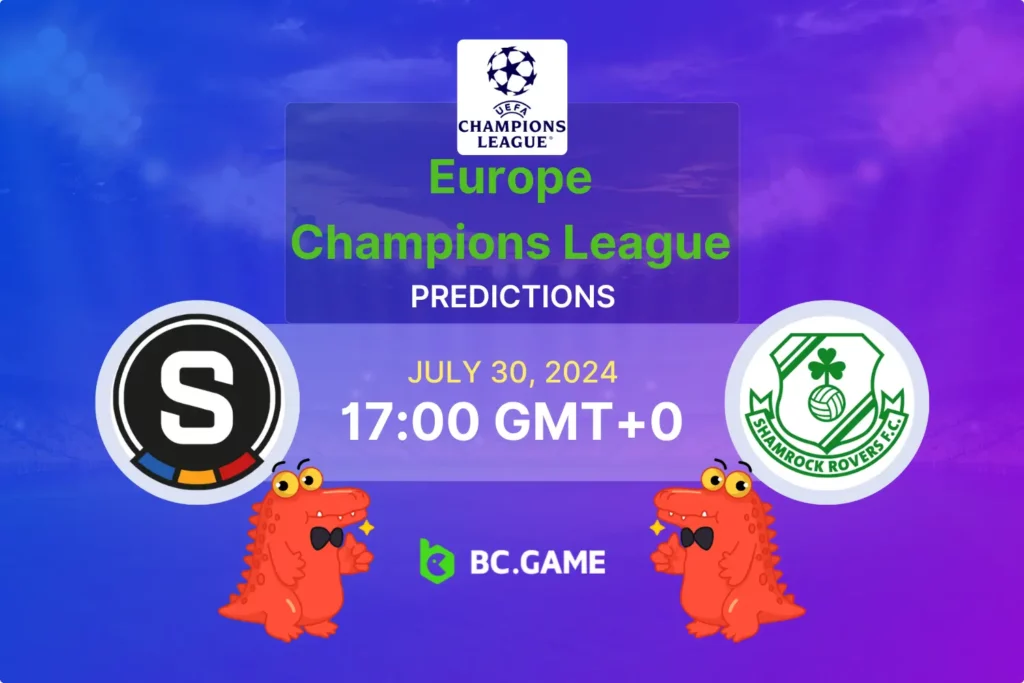 Sparta Prague vs Shamrock Rovers Prediction, Odds, Betting Tips – Champions League Qualification