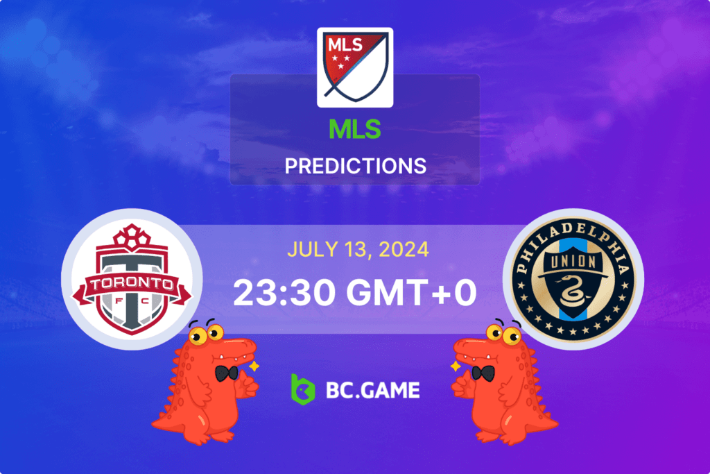 Match prediction for the Toronto FC vs Philadelphia Union game at MLS 2024.