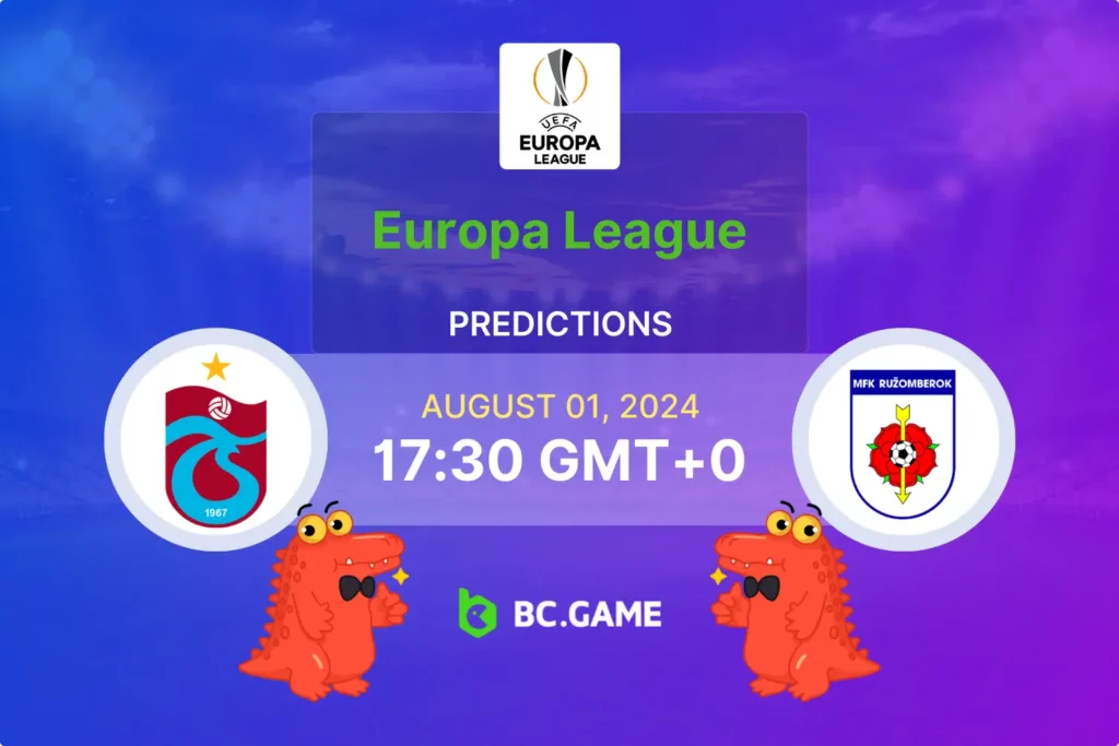 Trabzonspor vs Ruzomberok: Prediction, Betting Tips, and Match Insights.