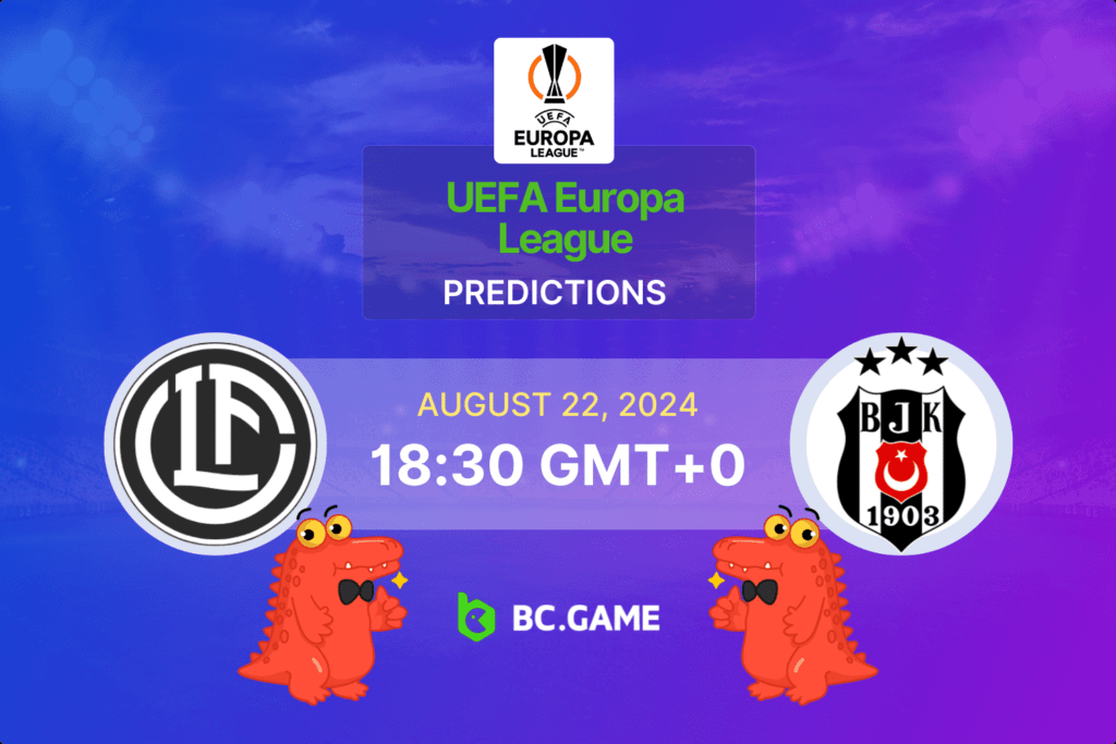 Match prediction for the Lugano vs Besiktas game at Europa League Playoff 2024