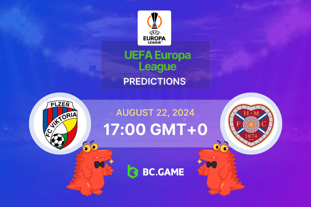 Viktoria Plzen vs Hearts Prediction, Odds, Betting Tips – Europa League Qualification Final