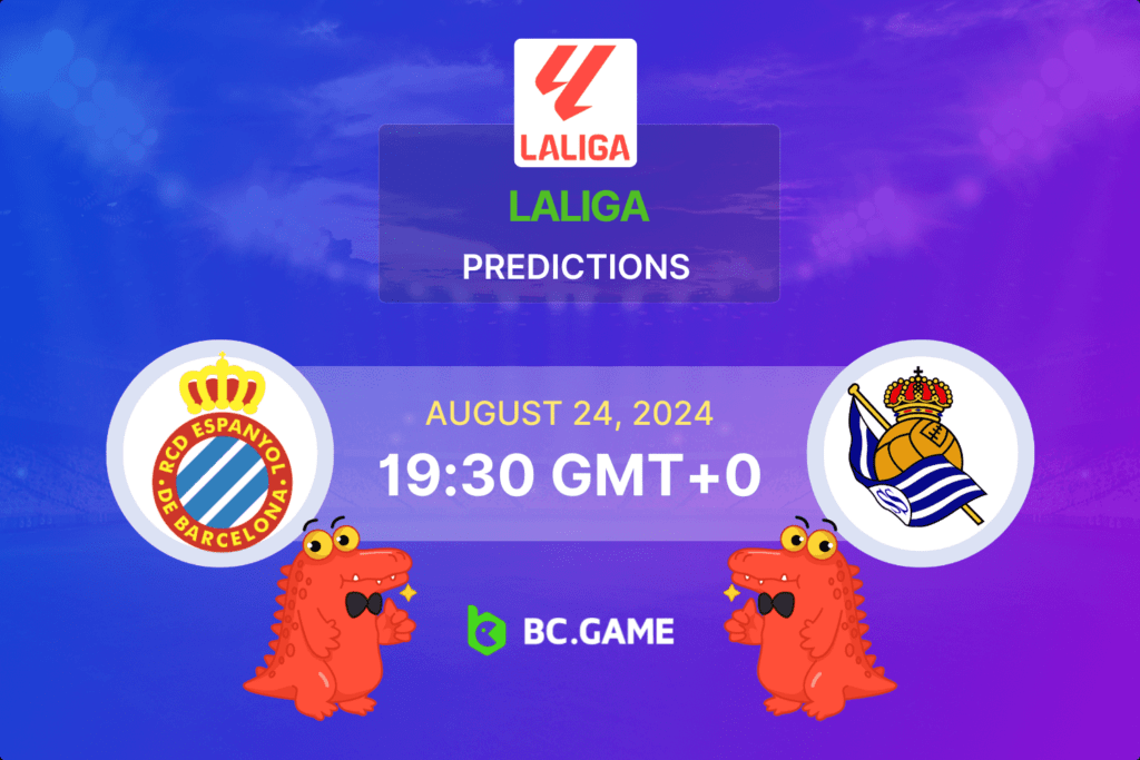 Match prediction for the Espanyol vs Real Sociedad game at LaLiga 2024