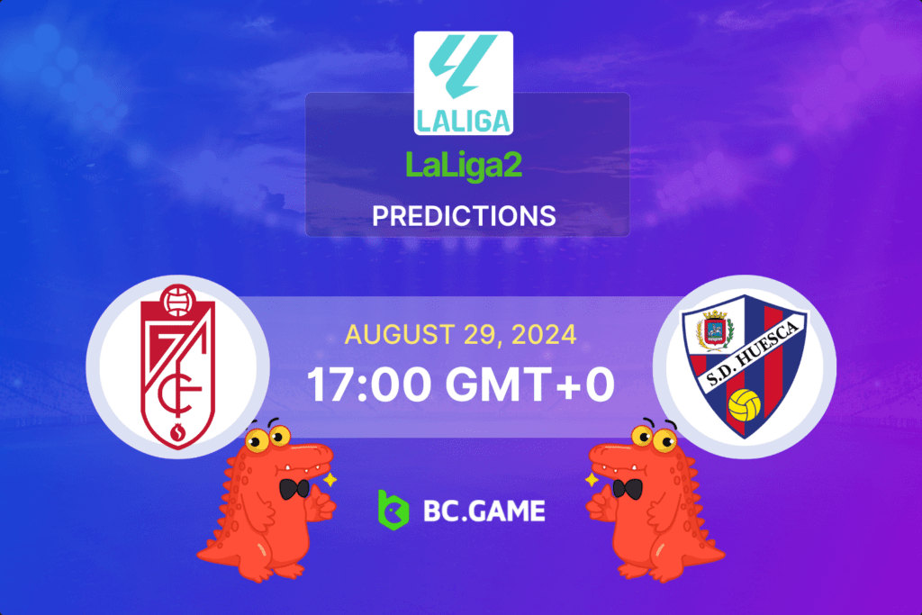 Match prediction for the Granada CF vs Huesca game at LaLiga 2 on August 30, 2024