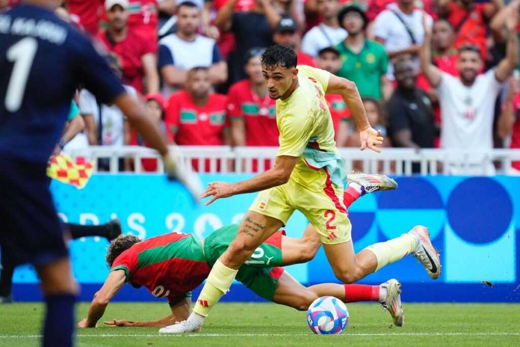 Spain barely eliminated Morocco-2