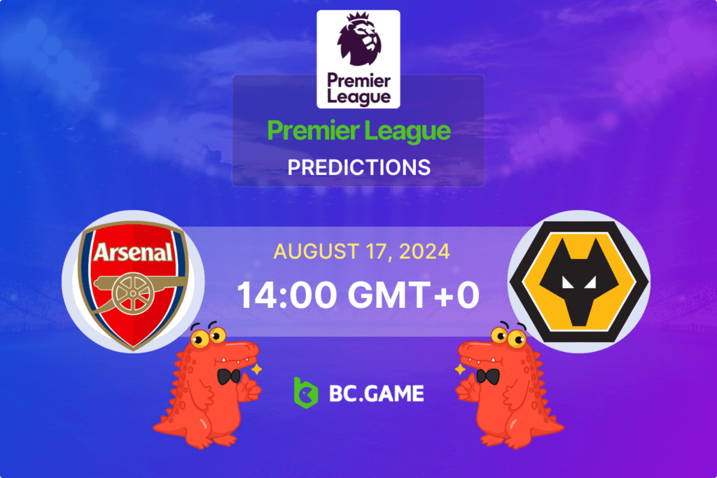 Match prediction for the Arsenal vs Wolves game in Premier League 2024.