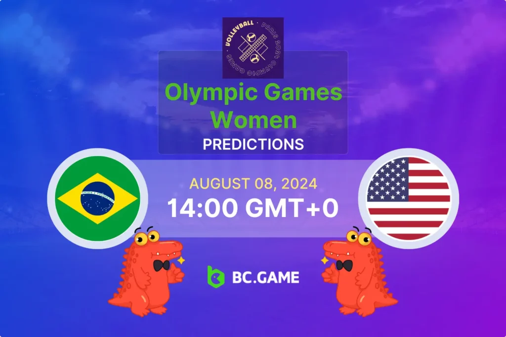 Brazil W vs USA W Prediction, Odds, Betting Tips – Olympic Games Women Volleyball