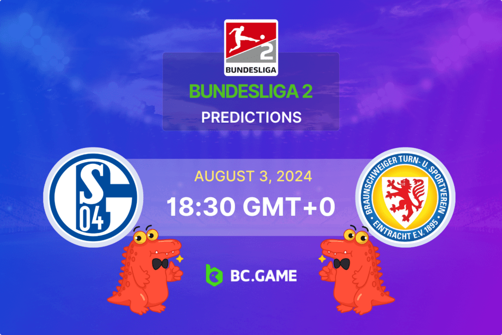 Match prediction for the Schalke 04 vs Eintracht Braunschweig game at 2. Bundesliga 2024.