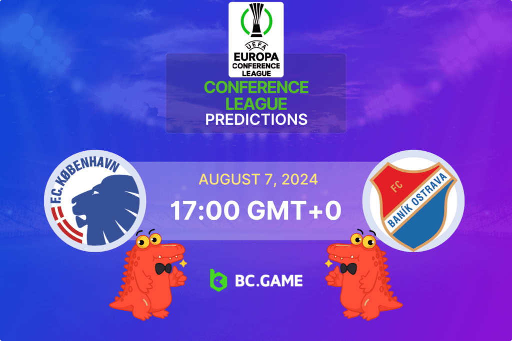 Match prediction for the FC Copenhagen vs Banik Ostrava game at Conference League 2024.