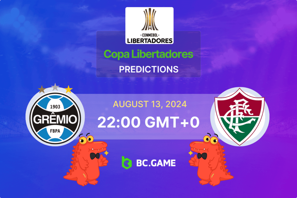 Match prediction for the Gremio vs Fluminense game at Copa Libertadores 2024.