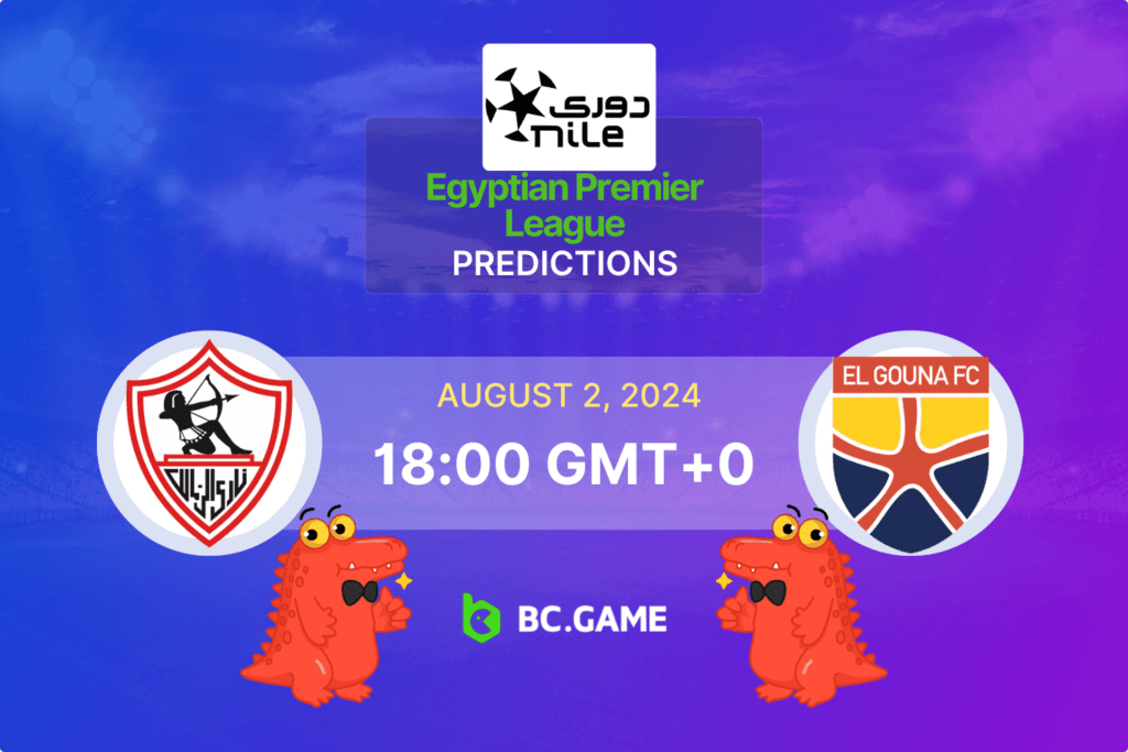 Match prediction for the Zamalek vs El Gouna game at Egyptian Premier League 2024.  