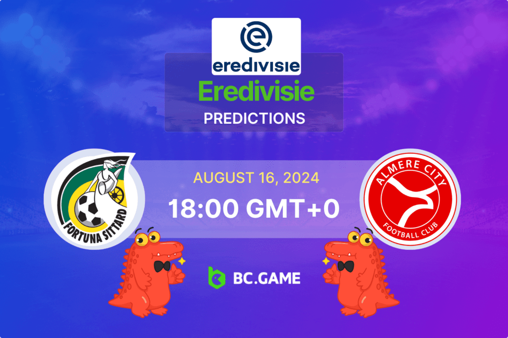 Match prediction for the Fortuna Sittard vs Almere City game at Eredivisie 2024.