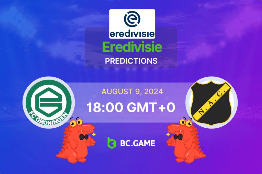 Match prediction for the Groningen vs NAC Breda game at Eredivisie 2024.