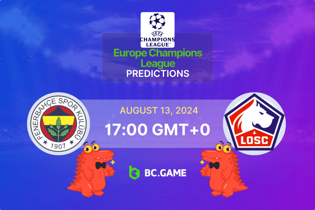 Match prediction for the Fenerbahce vs Lille game in UEFA Champions League 2024.