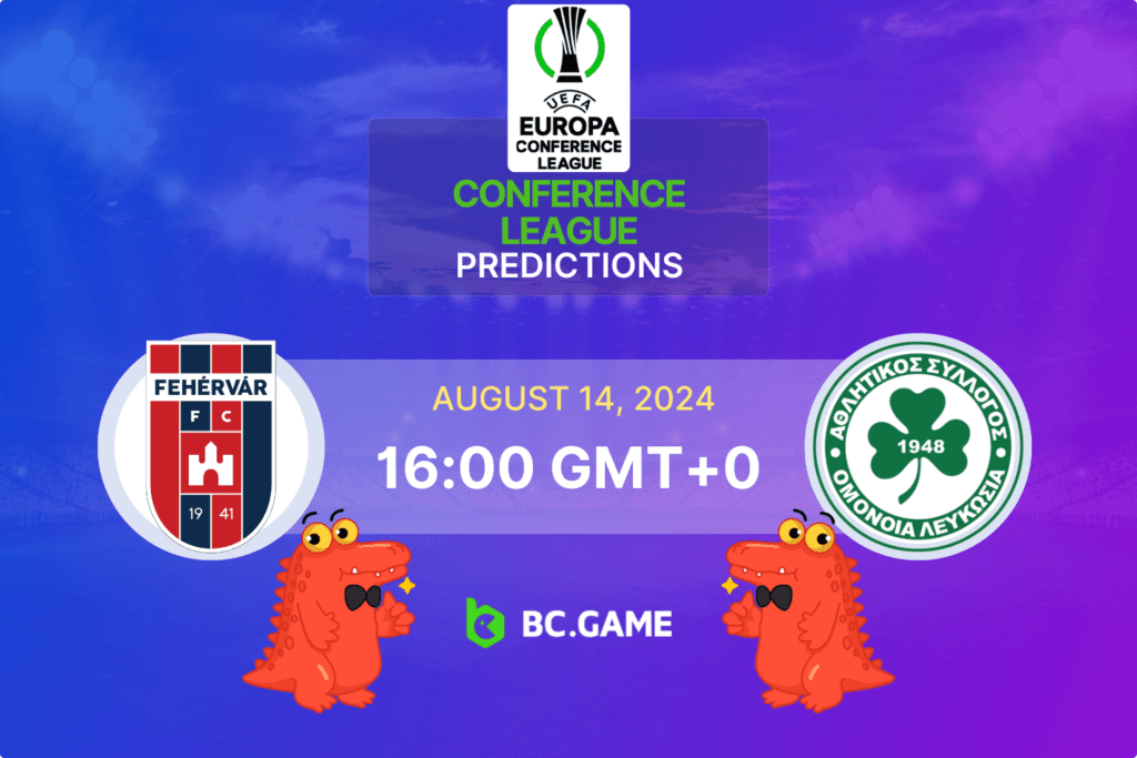 Match prediction for the Fehervar FC vs Omonia Nicosia game at Conference League 2024.