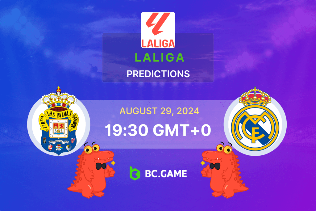 Match prediction for the Las Palmas vs Real Madrid game at La Liga 2024.