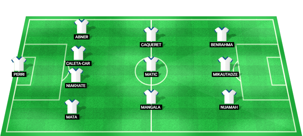 Seleção de previsão para o Lyon.