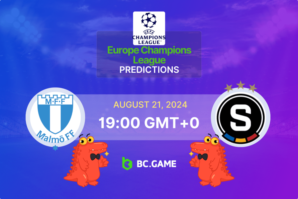 Match prediction for the Malmo FF vs Sparta Prague game at Champions League 2024.