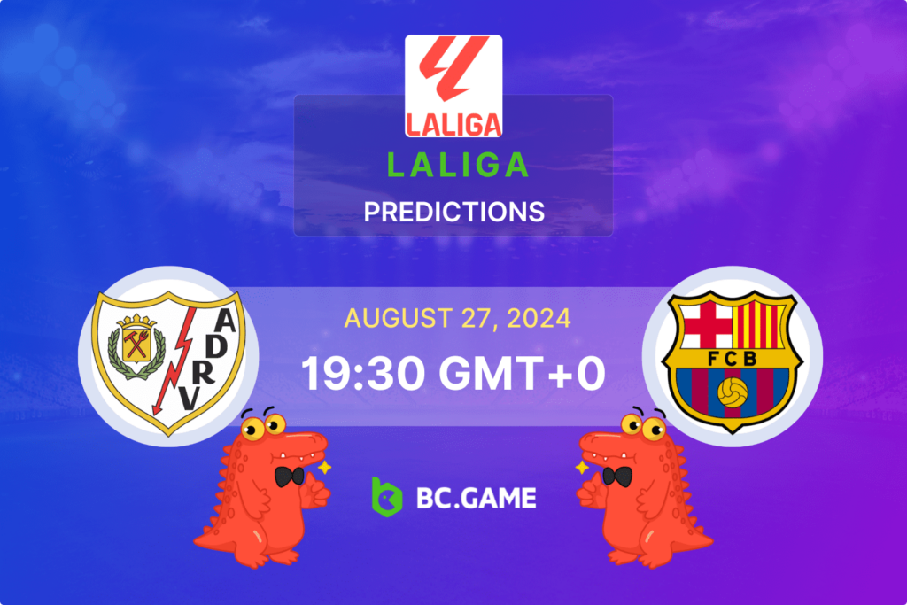 Match prediction for the Rayo Vallecano vs Barcelona game at La Liga 2024/25.