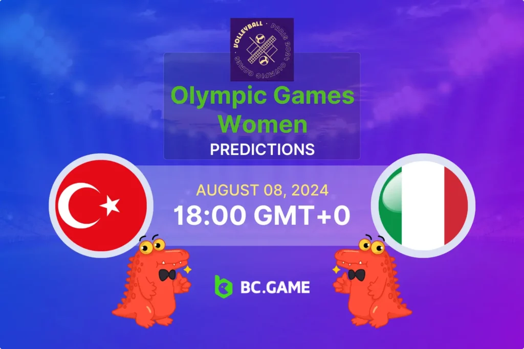 Olympic Volleyball Semi-Finals: Turkey W vs Italy W Predictions and Betting Insights.