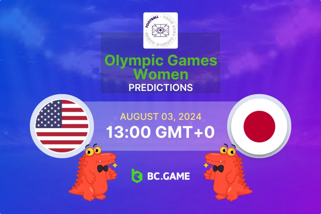 USA W vs Japan W: Olympic Quarter-Final Tips.