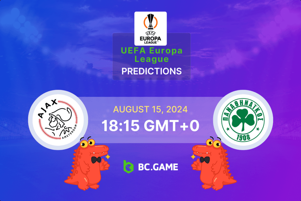 Match prediction for the Ajax vs Panathinaikos game at Europa League 2024.