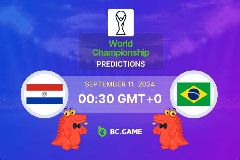 Match prediction for the Paraguay vs Brazil game at World Cup 2026 Qualifiers