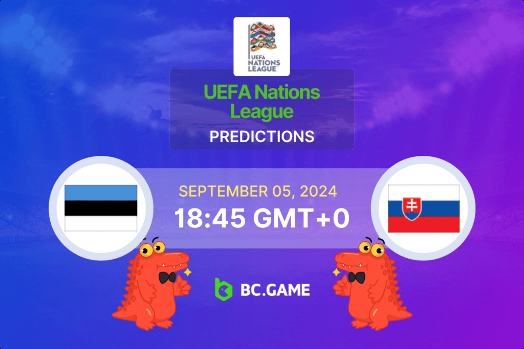 Match prediction for the Estonia vs Slovakia game in UEFA Nations League 2024