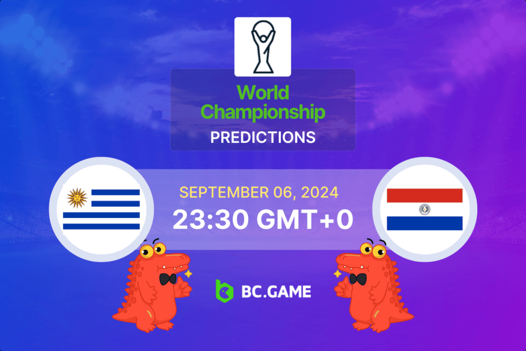 Match prediction for the Uruguay vs Paraguay game at World Cup Qualification 2024