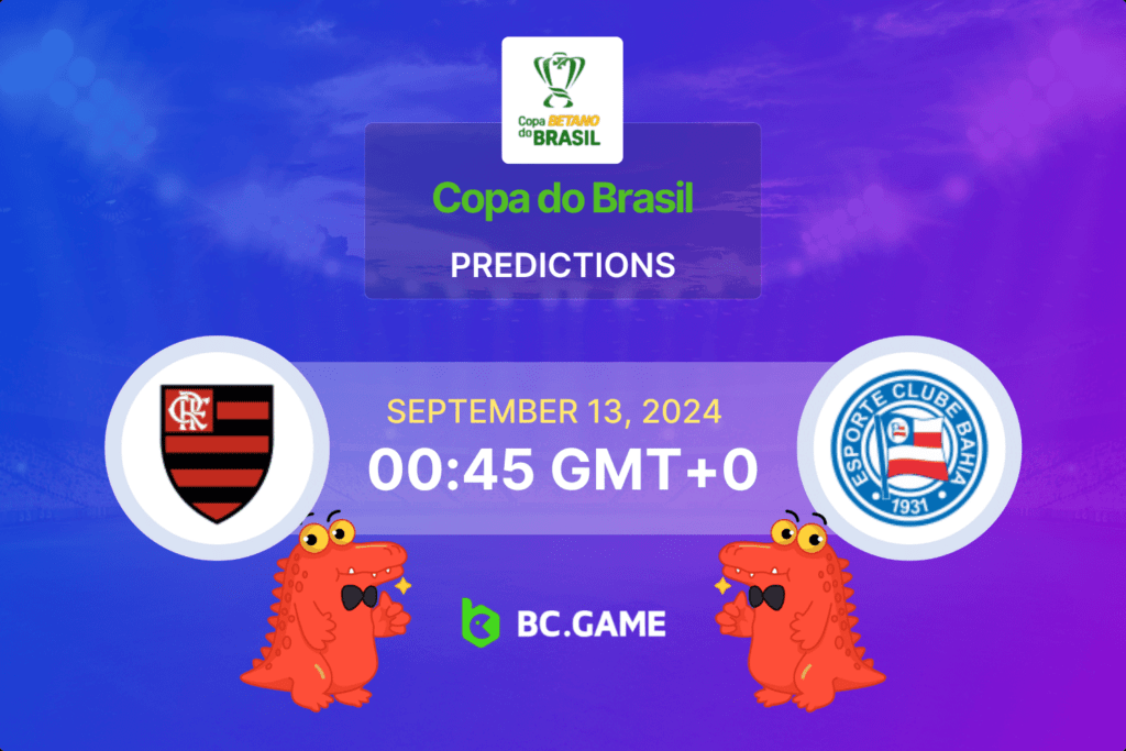 Match prediction for the Flamengo RJ vs Bahia game at Copa do Brasil 2024