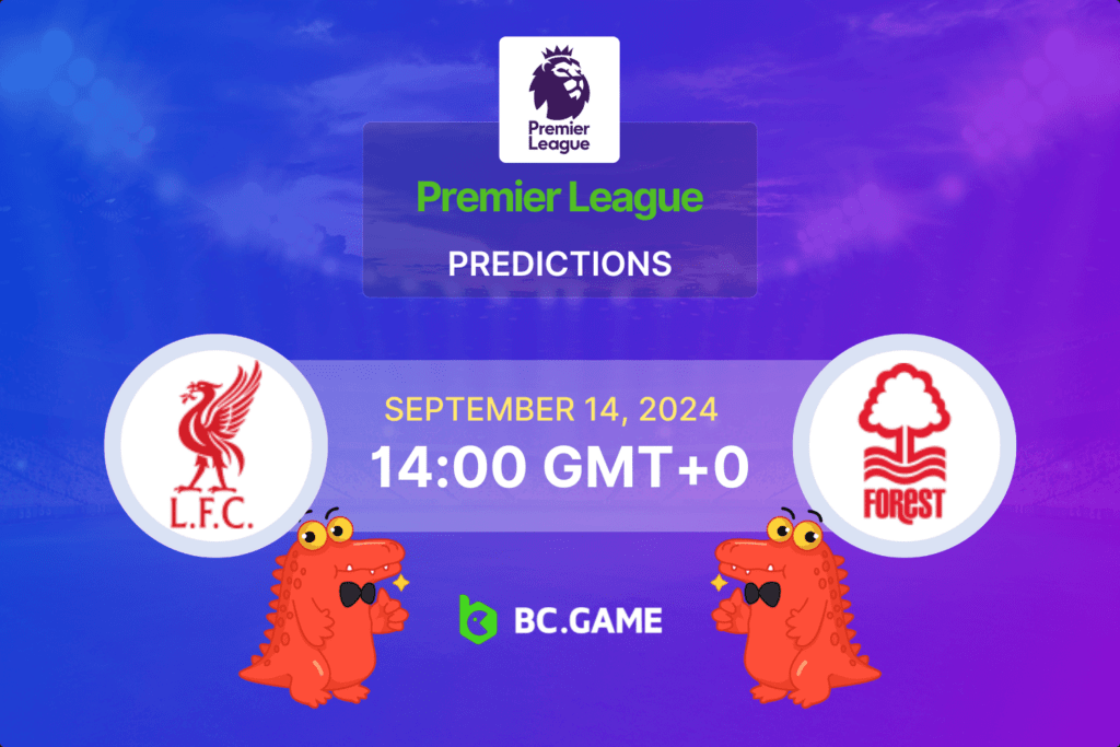 Match prediction for the Liverpool vs Nottingham Forest game at Premier League 2024