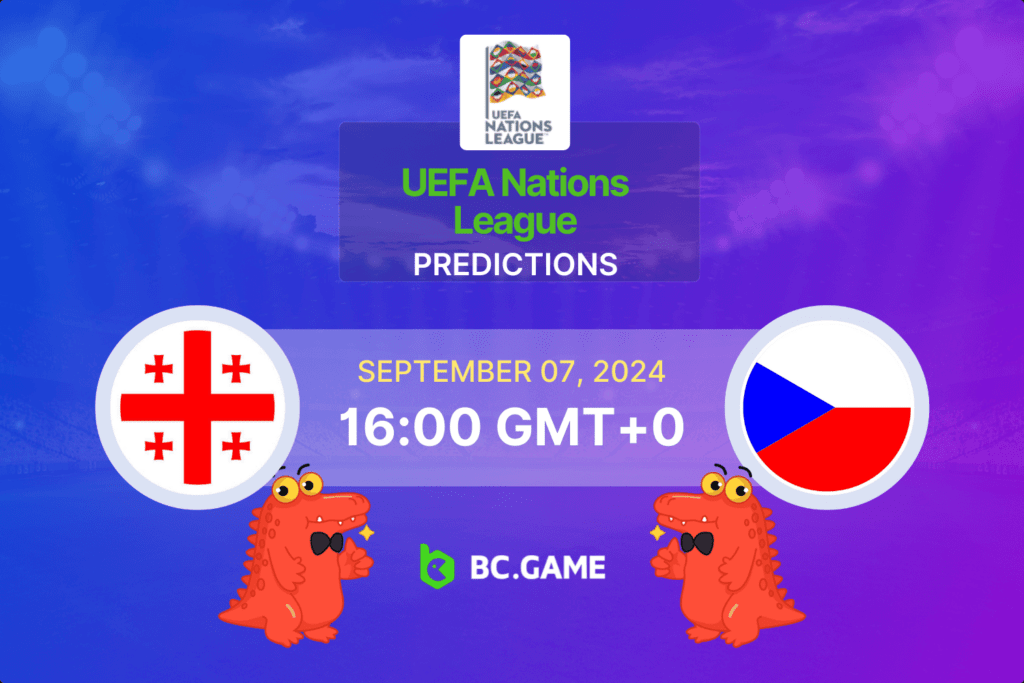 Match prediction for the Georgia vs Czech Republic game at UEFA Nations League 2024