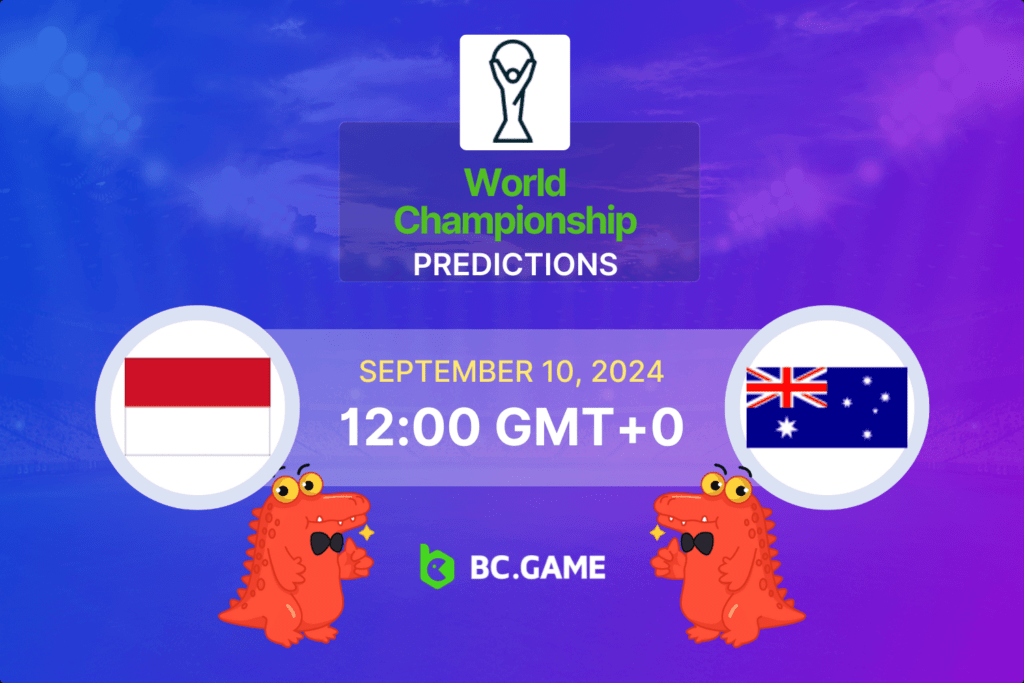 Match prediction for the Indonesia vs Australia game at World Cup Qualification 2024