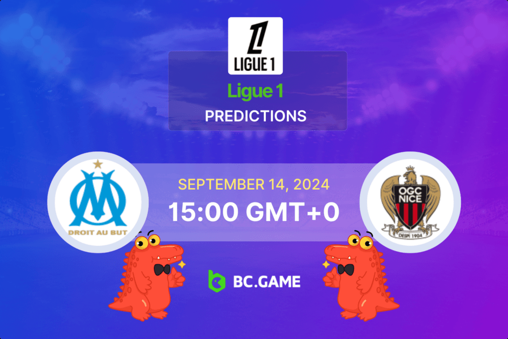 Match prediction for the Marseille vs Nice game at Ligue 1 2024