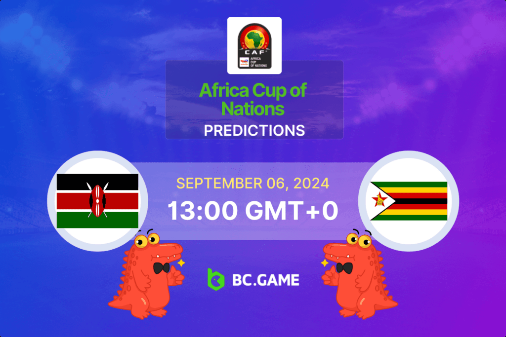 Match prediction for the Kenya vs Zimbabwe game at Africa Cup of Nations Qualification 2024