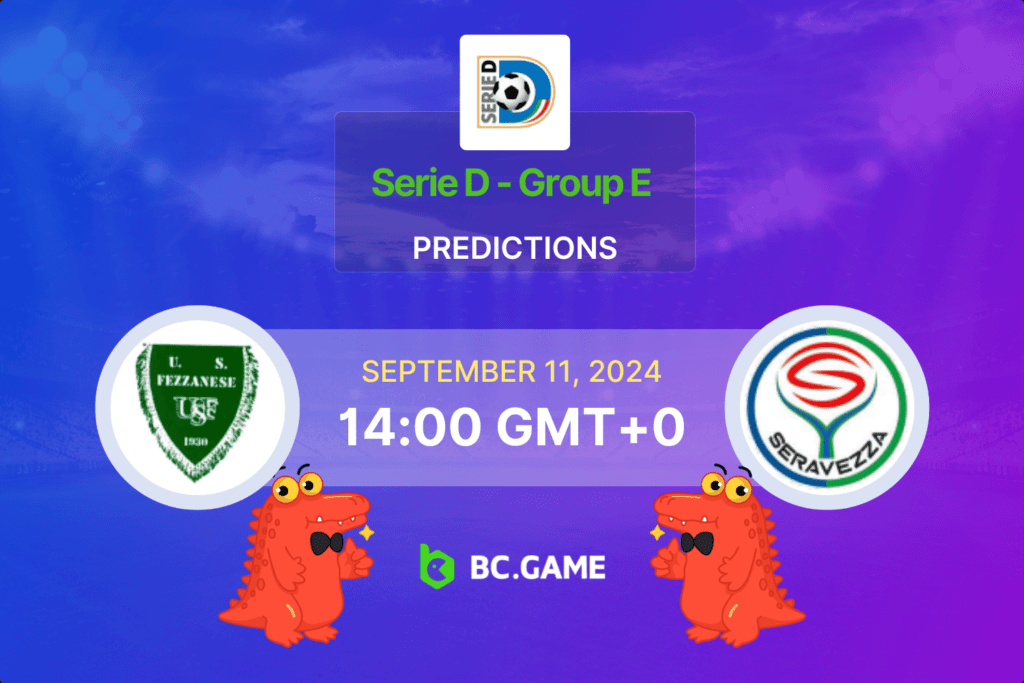 Match prediction for the Fezzanese vs Seravezza Pozzi game in Serie D 2024