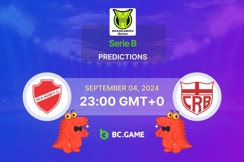 Match prediction for the Vila Nova FC vs CRB game in Brasileirão Série B 2024