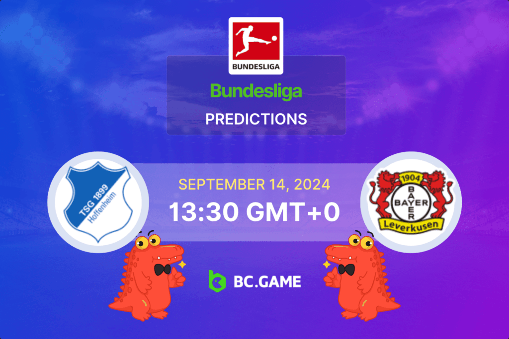 Match prediction for the Hoffenheim vs Bayer Leverkusen game at Bundesliga 2024