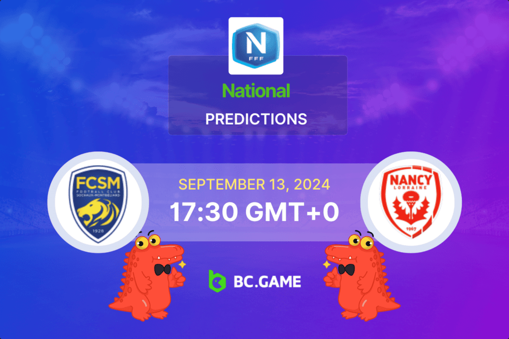 Match prediction for the Sochaux vs Nancy game in the National Championship 2024