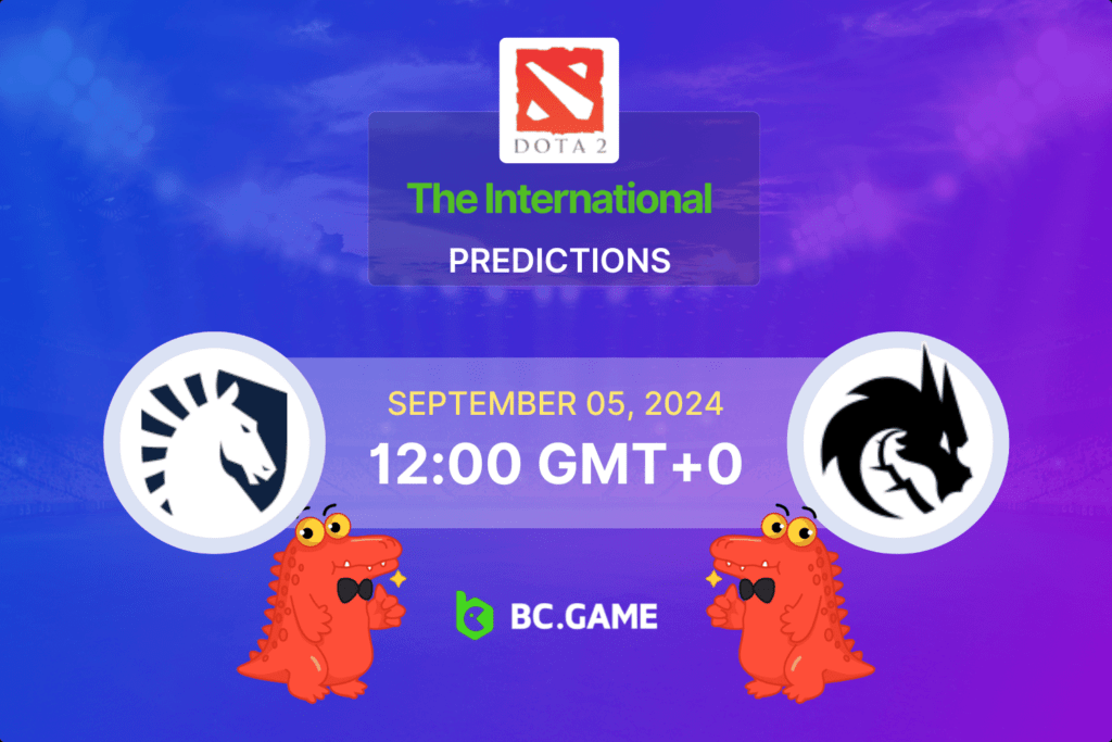 Match prediction for the Team Liquid vs Team Spirit game at The International 2024