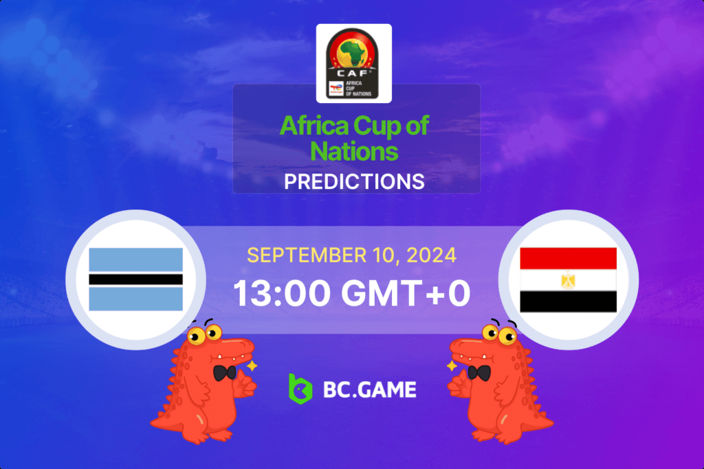 Match prediction for the Botswana vs Egypt game at Africa Cup of Nations 2024