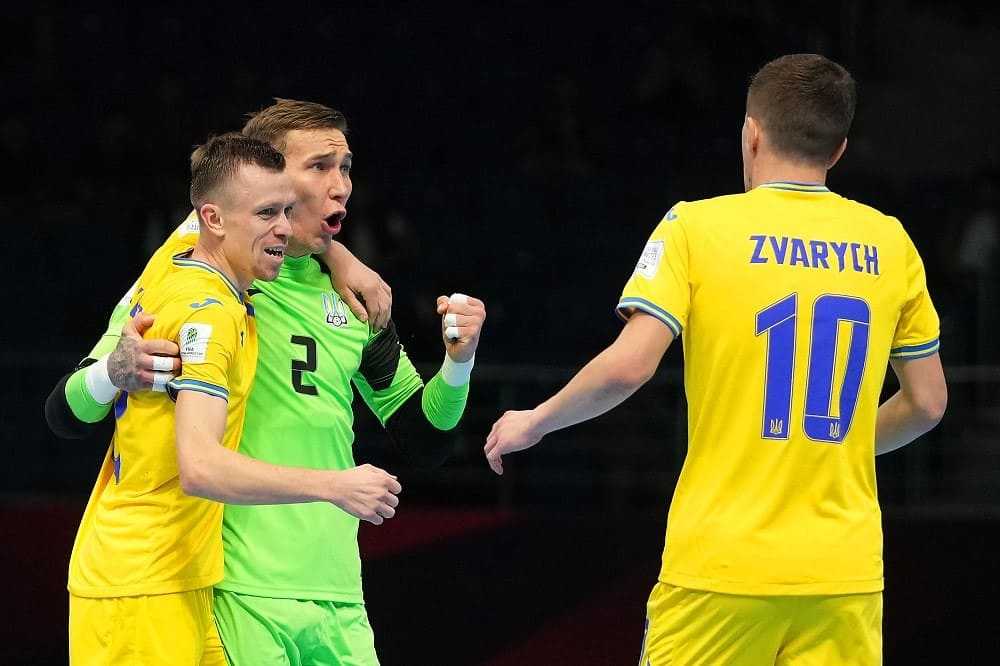 Ukraine has one loss in the match with Brazil