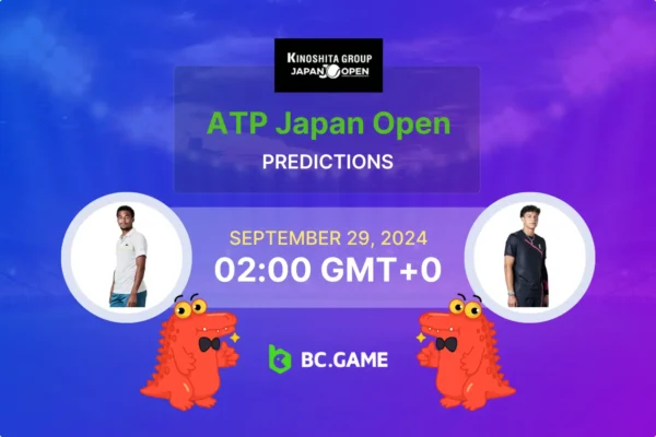 Arthur Fils vs Ben Shelton Prediction, Odds, Betting Tips – ATP Japan Open 29/09/2024