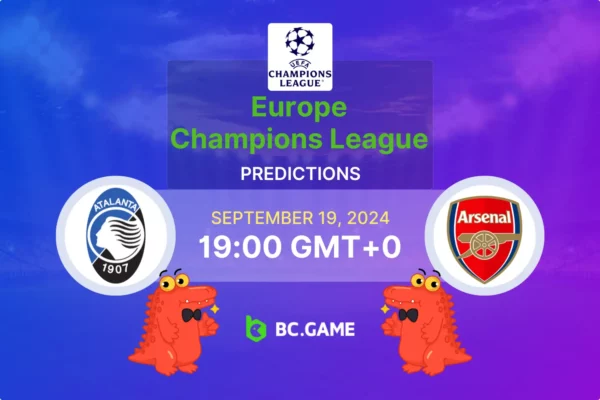 Atalanta vs Arsenal (0:0): UEFA Champions League 19/09/2024