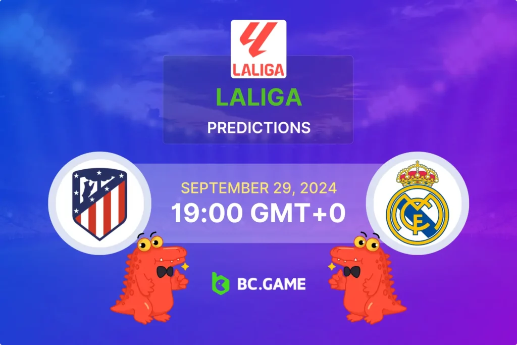 Atletico Madrid vs Real Madrid: Prediction, Key Stats, and Betting Odds for September 2024.