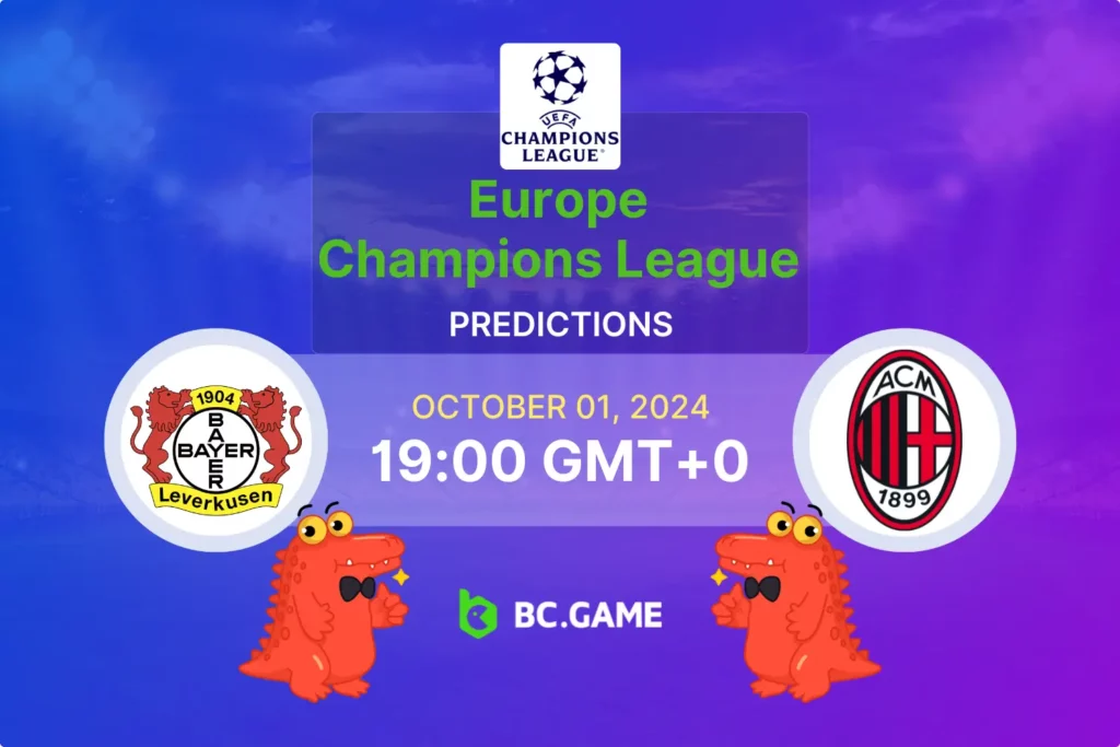 Bayer Leverkusen vs AC Milan: Expert Match Prediction, Odds, and Best Betting Tips.