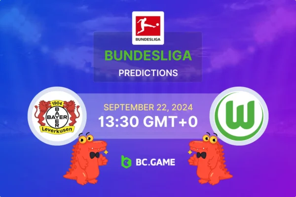 Bayer Leverkusen vs Wolfsburg (4:3): Bundesliga 22/09/2024