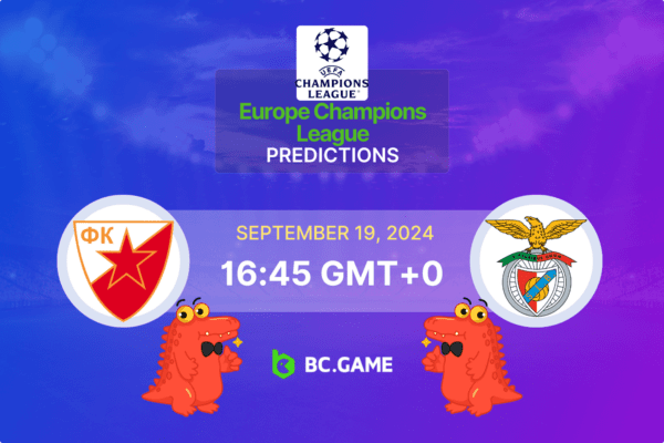 Crvena Zvezda vs Benfica (1:2): UEFA Champions League 19/09/2024