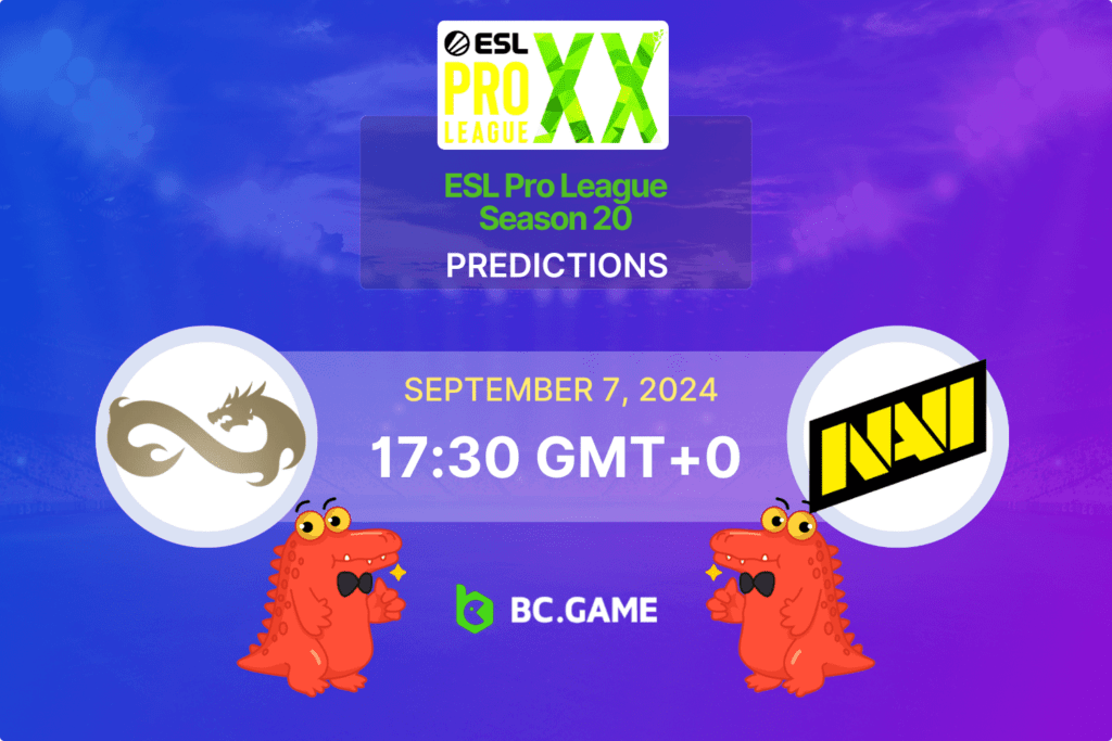 Match prediction for the Natus Vincere vs Eternal Fire game at ESL Pro League Season 20, 2024.  